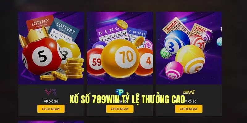 Thưởng tại sảnh xổ số 789Win rất cao